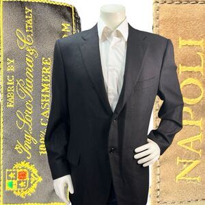 Napoli Di Nordstrom Loro Piana Cashmere Blazer Men 43R Black Jacket Sport Coat